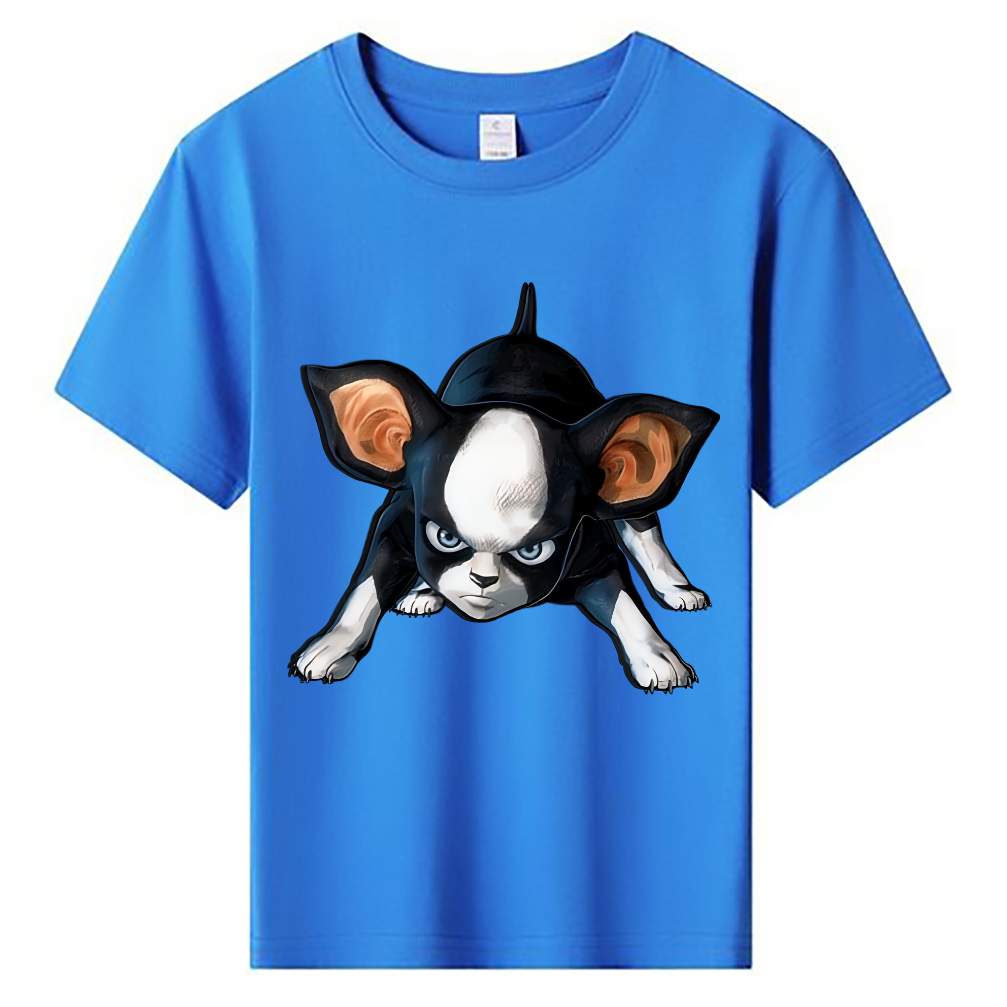 （画像用） ジョジョの奇妙な冒険 イギー JoJo's Bizarre Adventure Iggy 綿100％キッズTシャツ（フロントプリント）